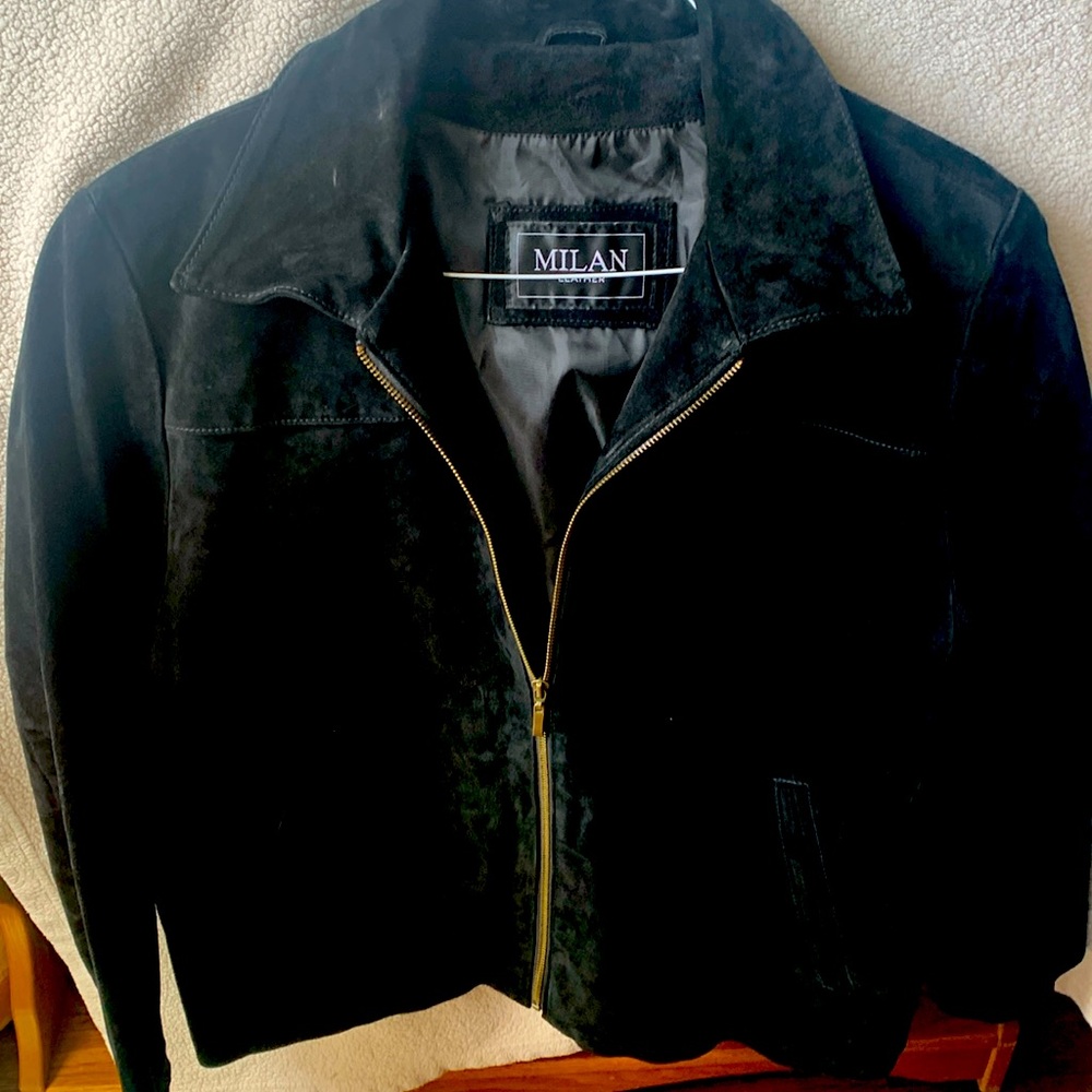 Milan Leather Suede Jacket